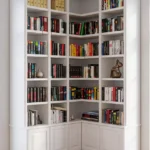 biala biblioteczka narozna na wymiar